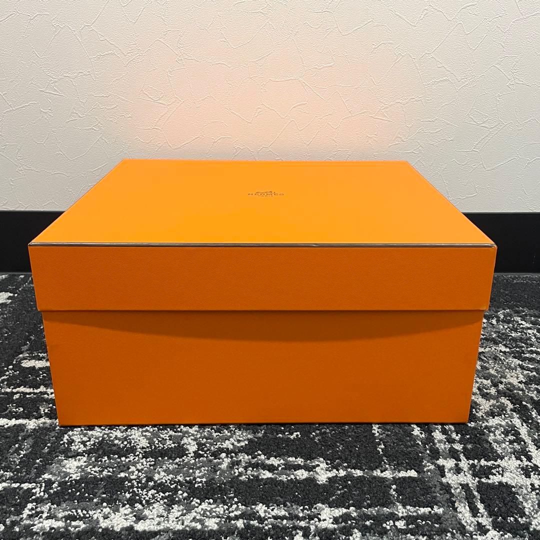 ㊻美品　HERMES　エルメス　オレンジ　空箱　ケリー28・バーキン30用