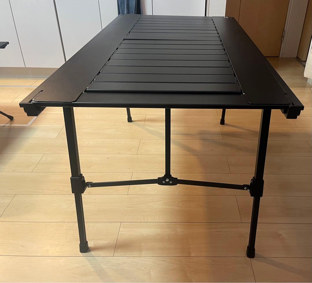 【美品】アルペンアウトドアーズ　アルミユニットテーブル110 ➕ウッド調天板2枚