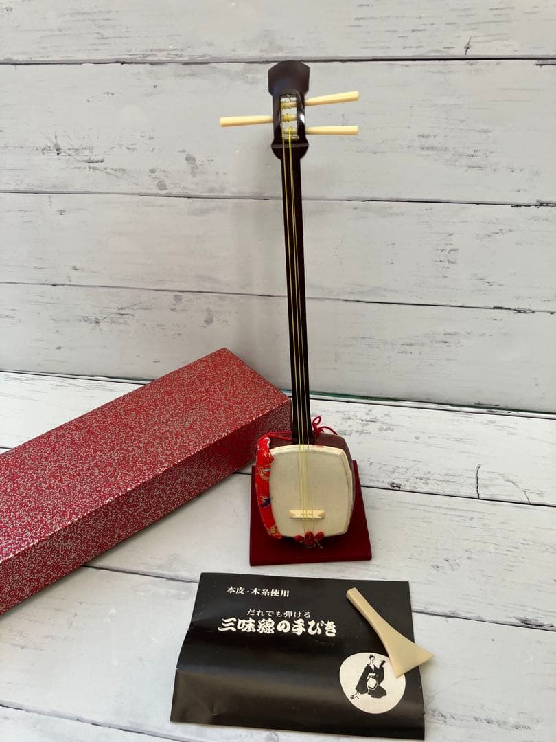 アンティーク・美品★ミニ琴・ミニ三味線セット