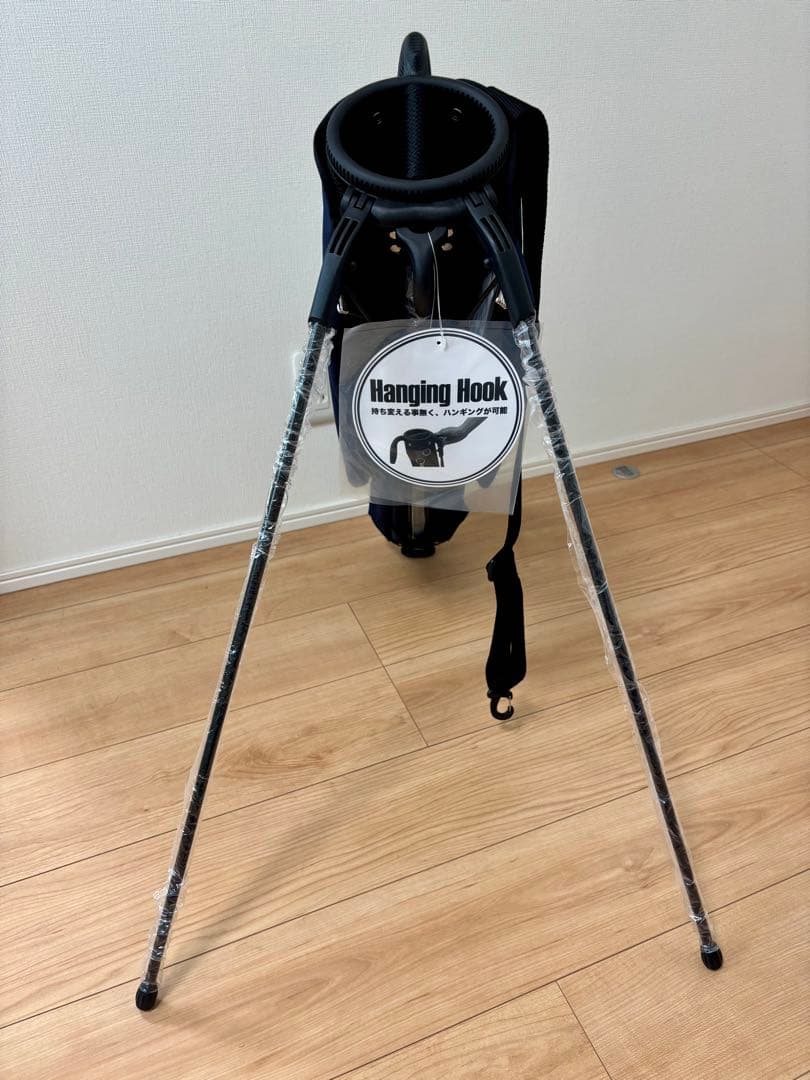 【新品未使用】LE COQ SPORTIF スタンド式キャディバッグ ネイビー