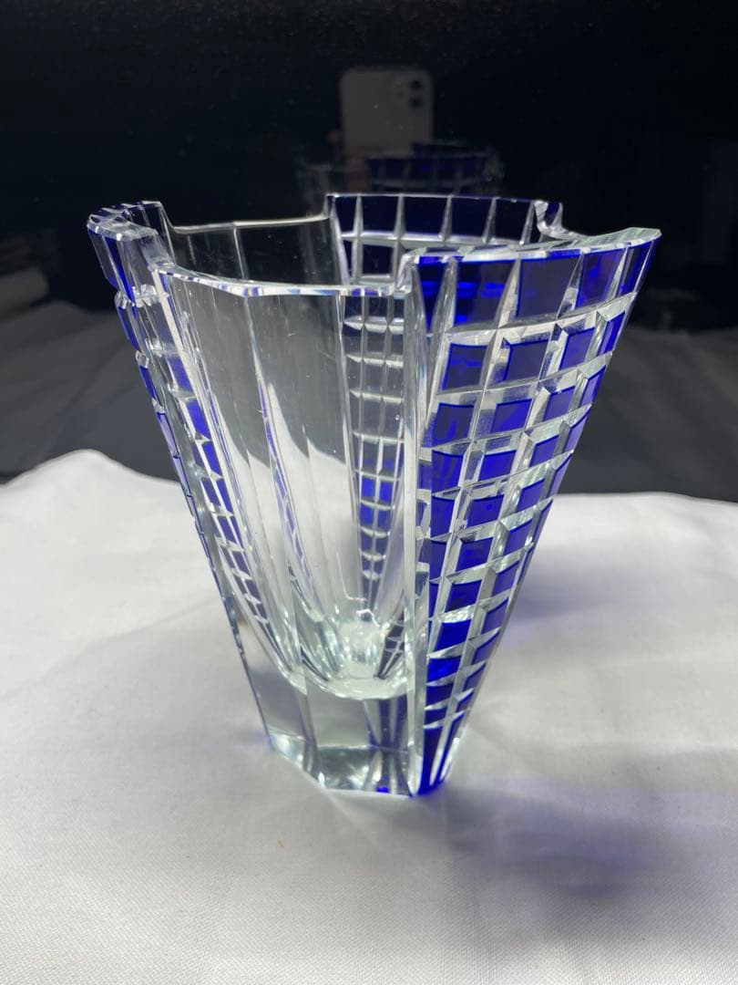 江戸切子。色被切子。古美術。骨董品。舊家蔵出し。希少品。