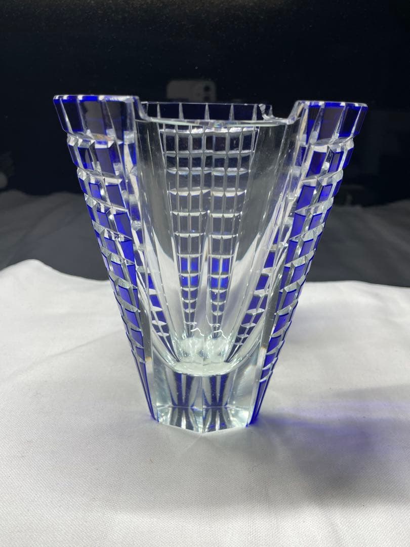 江戸切子。色被切子。古美術。骨董品。舊家蔵出し。希少品。