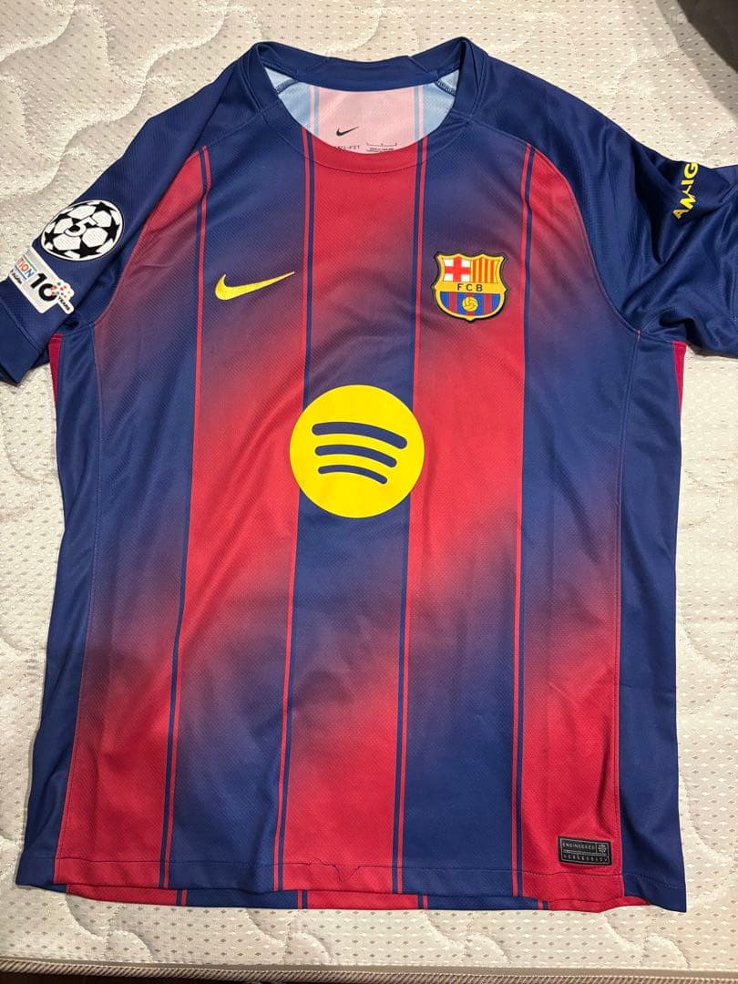 バルセロナ ラミンヤマル　ユニフォーム　CL 正規品　インポートL