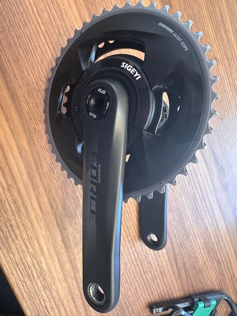 SRAM FORCE パワーメーター付 46/33T 170mm クランクセット