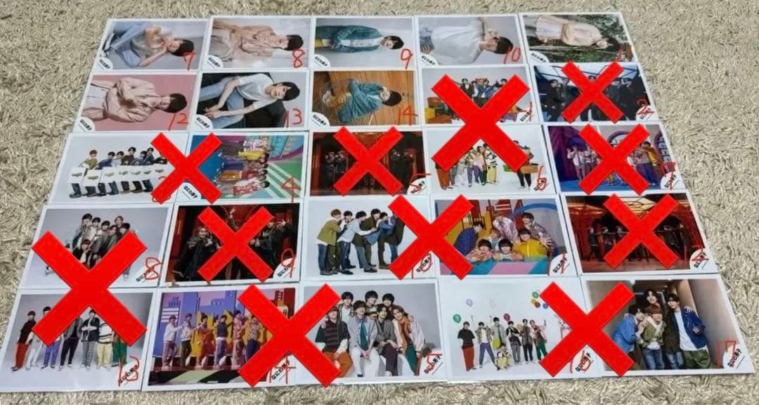 【バラ売り希望値段提示可、定価以下】なにわ男子 公式写真 まとめ売り 179枚