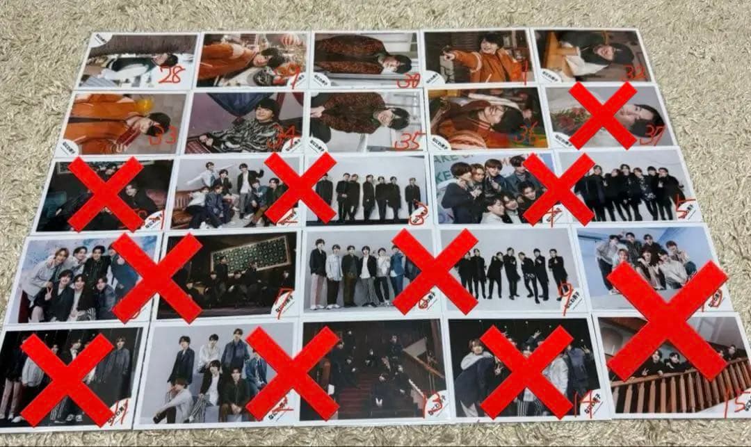 【バラ売り希望値段提示可、定価以下】なにわ男子 公式写真 まとめ売り 179枚