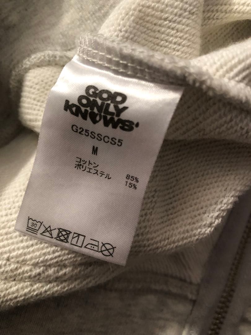 ミュージシャン GOD ONLY KNOWS SWEAT HOODIE