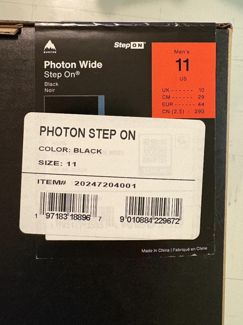 *真新しい* Burton フォトン Step On® ワイド ブーツ 29cm