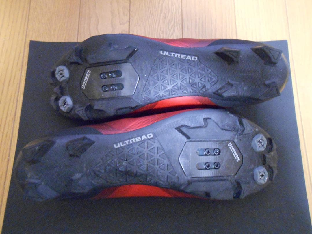 シマノ　XC702　SPD　 42.0（26.5cm）ワイドサイズ　レッド