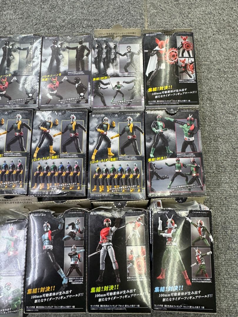 バンダイ 掌動 SHODO 仮面ライダーVS 18点　内袋未開封