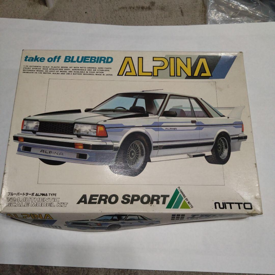 昭和レトロNITTO 1/24 ブルーバードターボ ALPINA タイプ