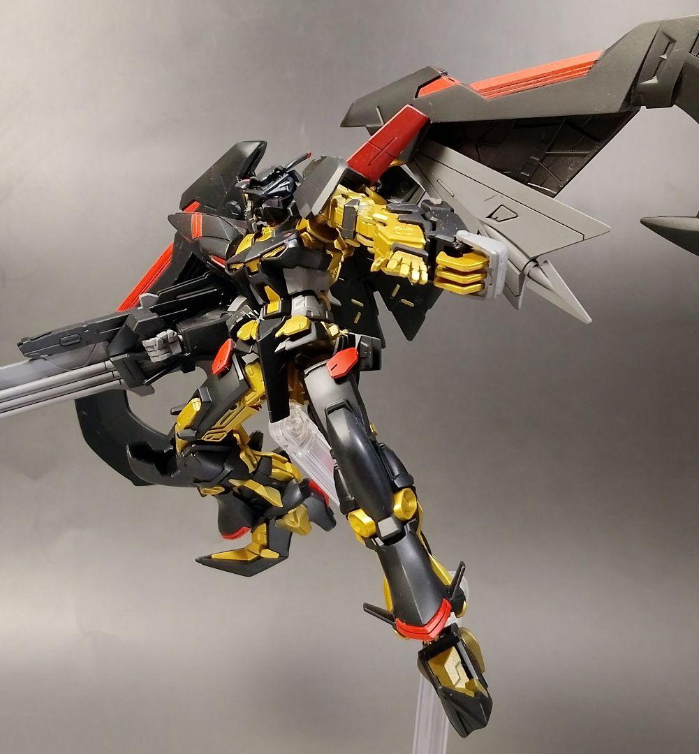 HG 1/144 ガンダムアストレイゴールドフレーム 天ミナ 改修全塗装 完成品