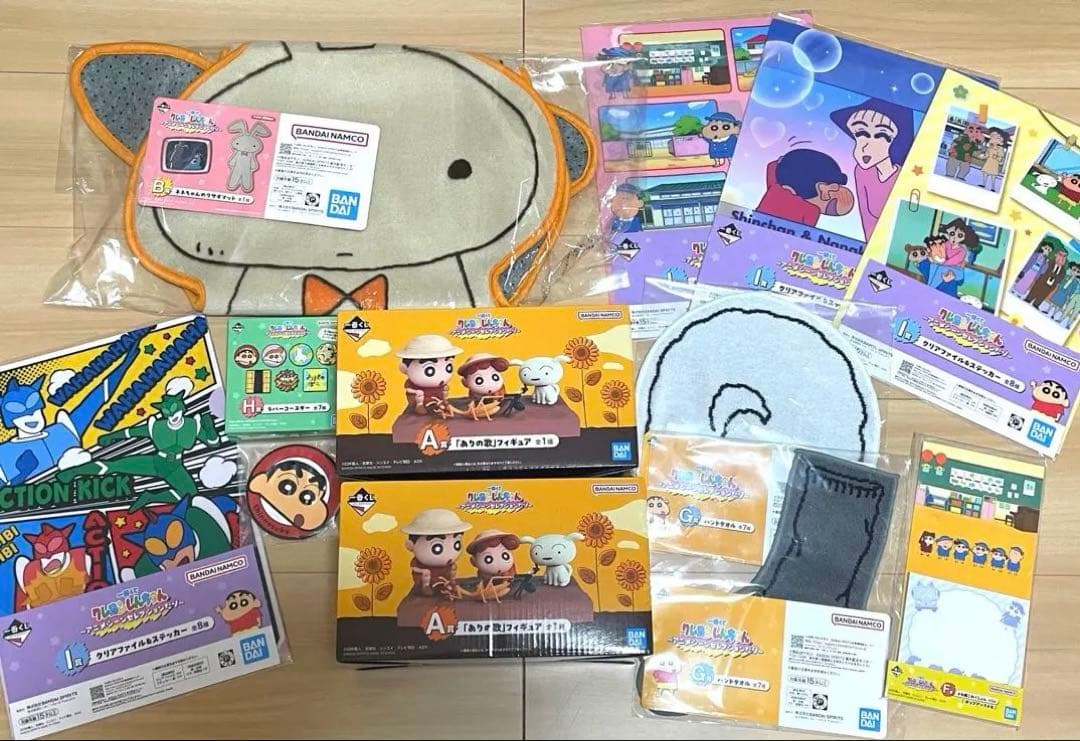 クレヨンしんちゃん 一番くじ A賞 B賞 下位賞 ありの歌フィギュア