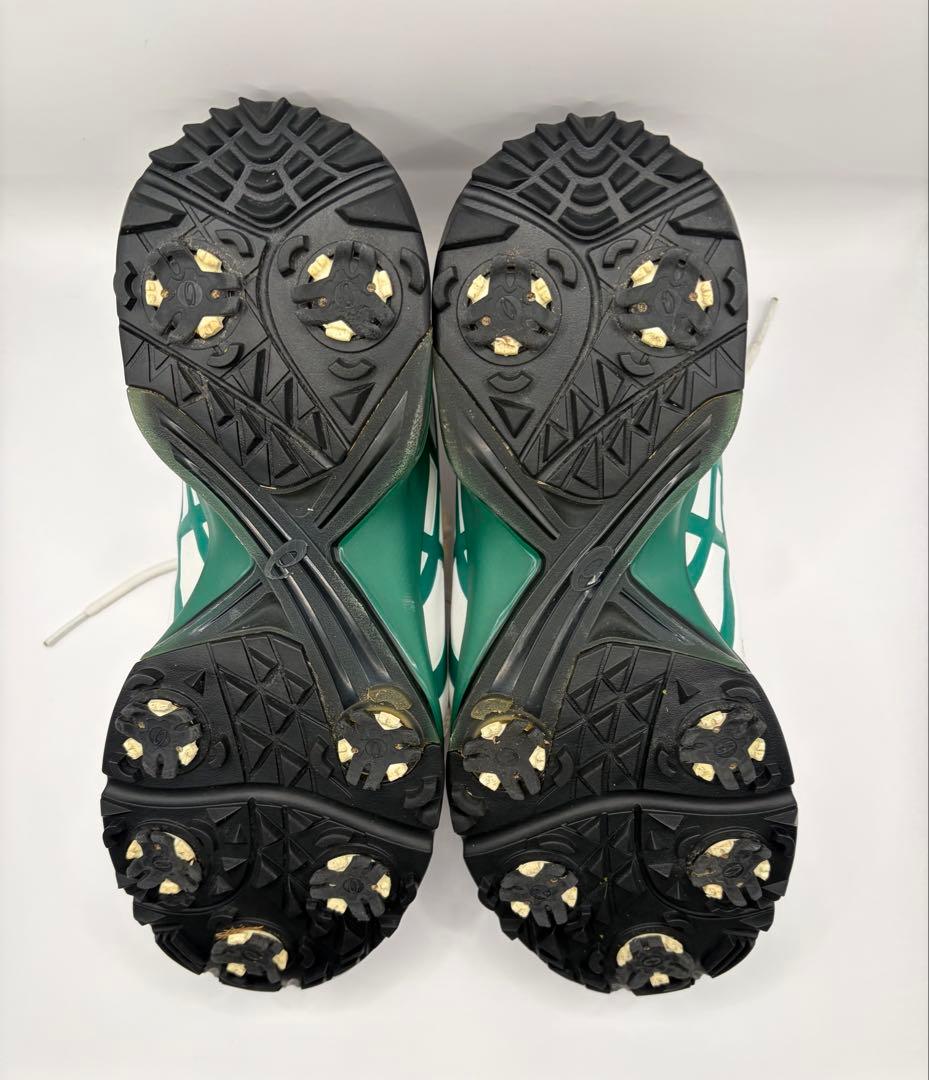 asics ゴルフシューズ ホワイト/グリーン 松山英樹 26.0センチ