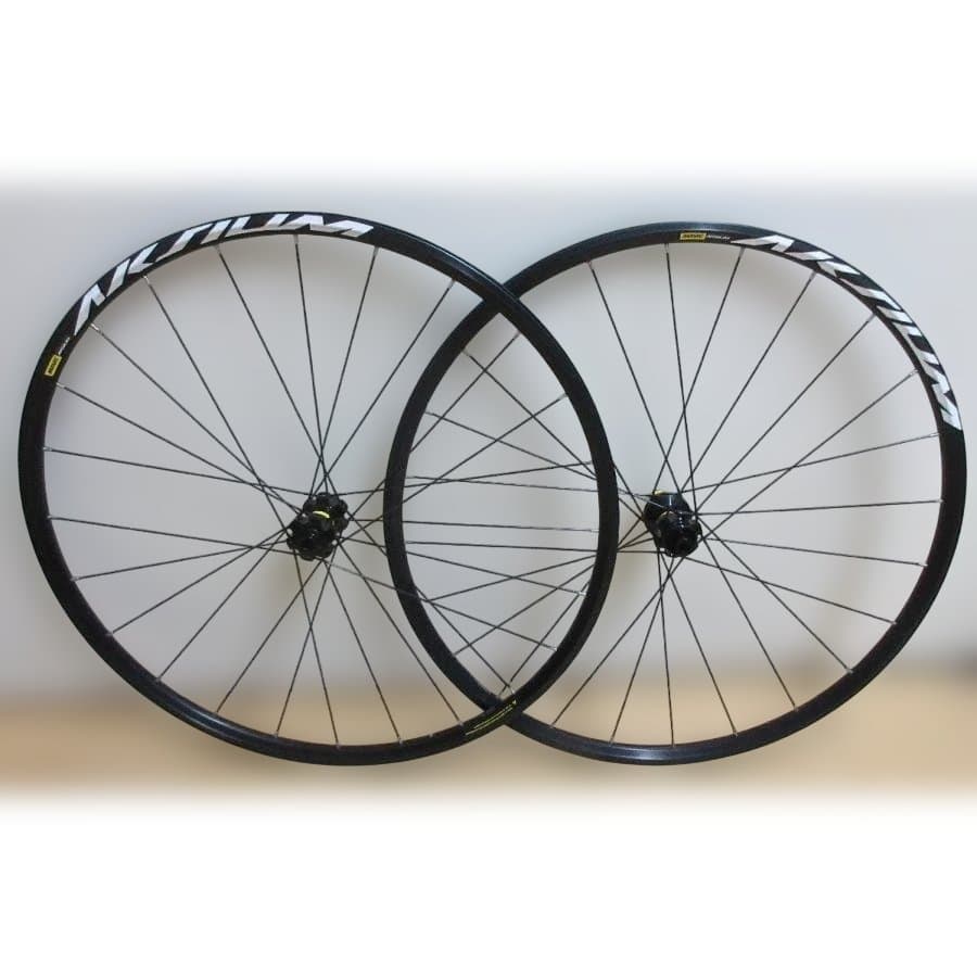 新品 MAVIC AKSIUM ディスクブレーキ 前後セット 700Cクリンチャ