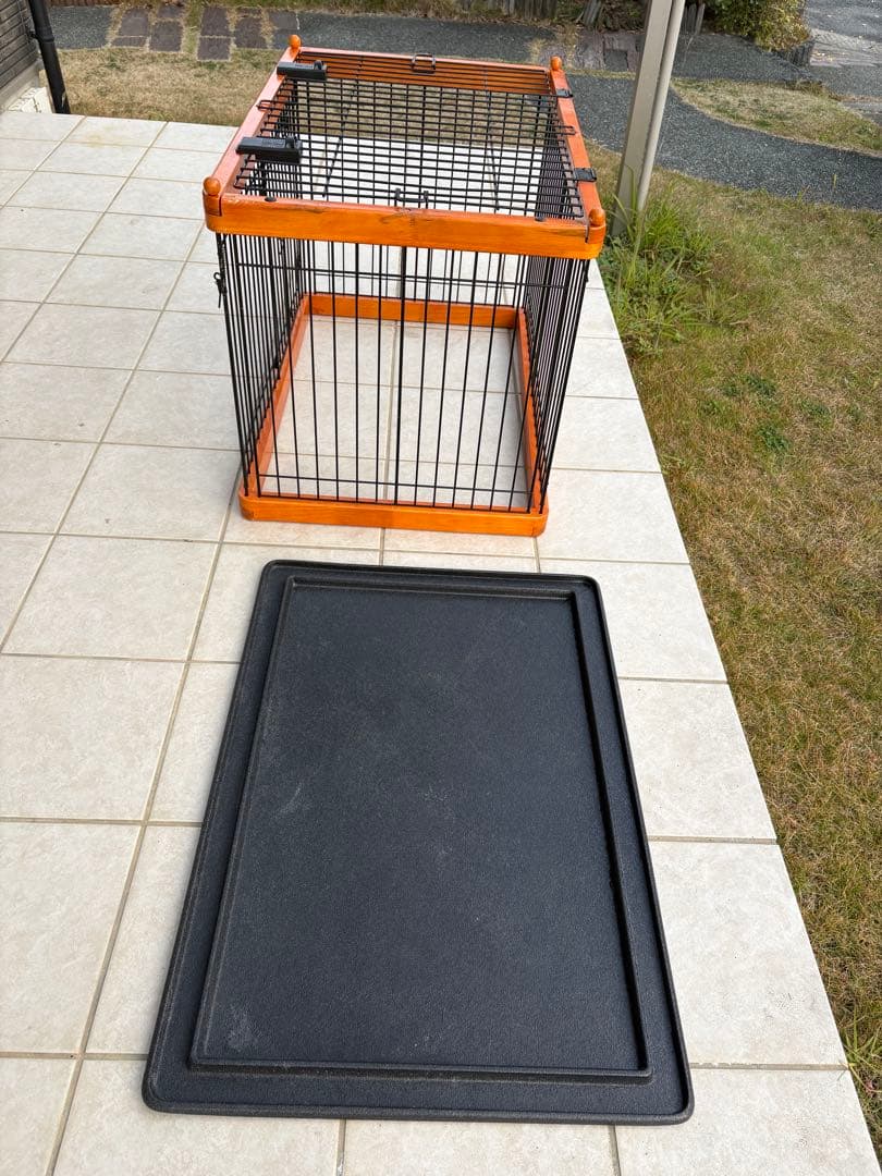 中型犬用ケージ 金属 プラスチック