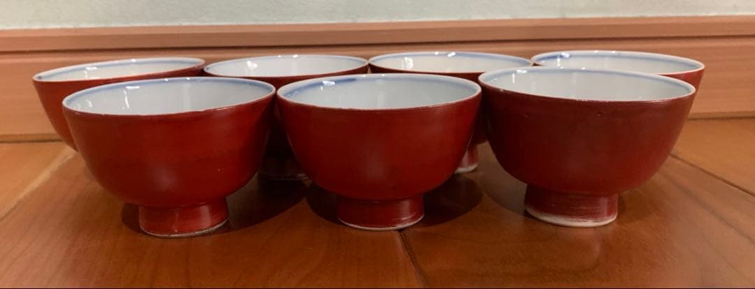 希少　初代　須田菁華　作　九谷焼　木米写　盧仝七碗　煎茶碗