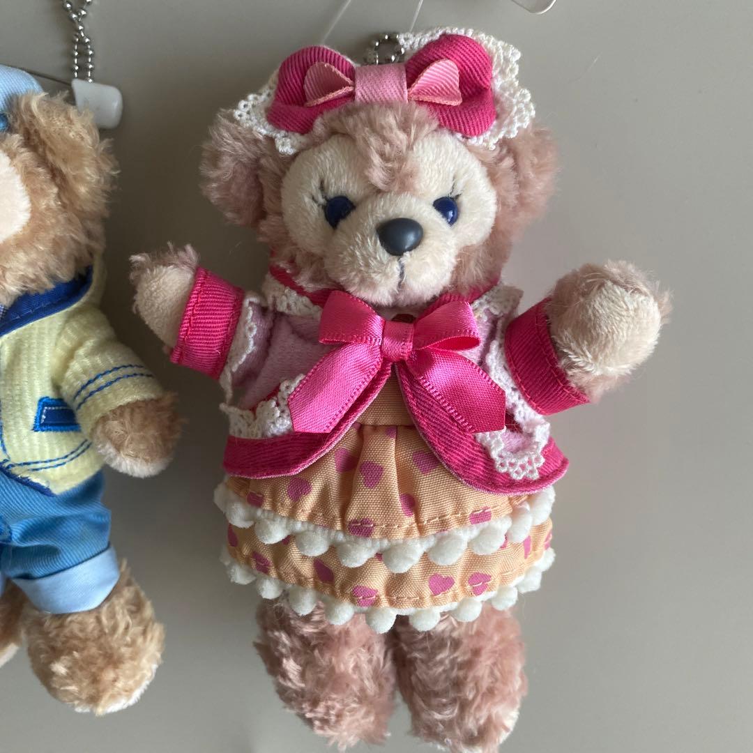 ハートウォーミングデイズ　ダッフィー シェリーメイぬいぐるみバッジ