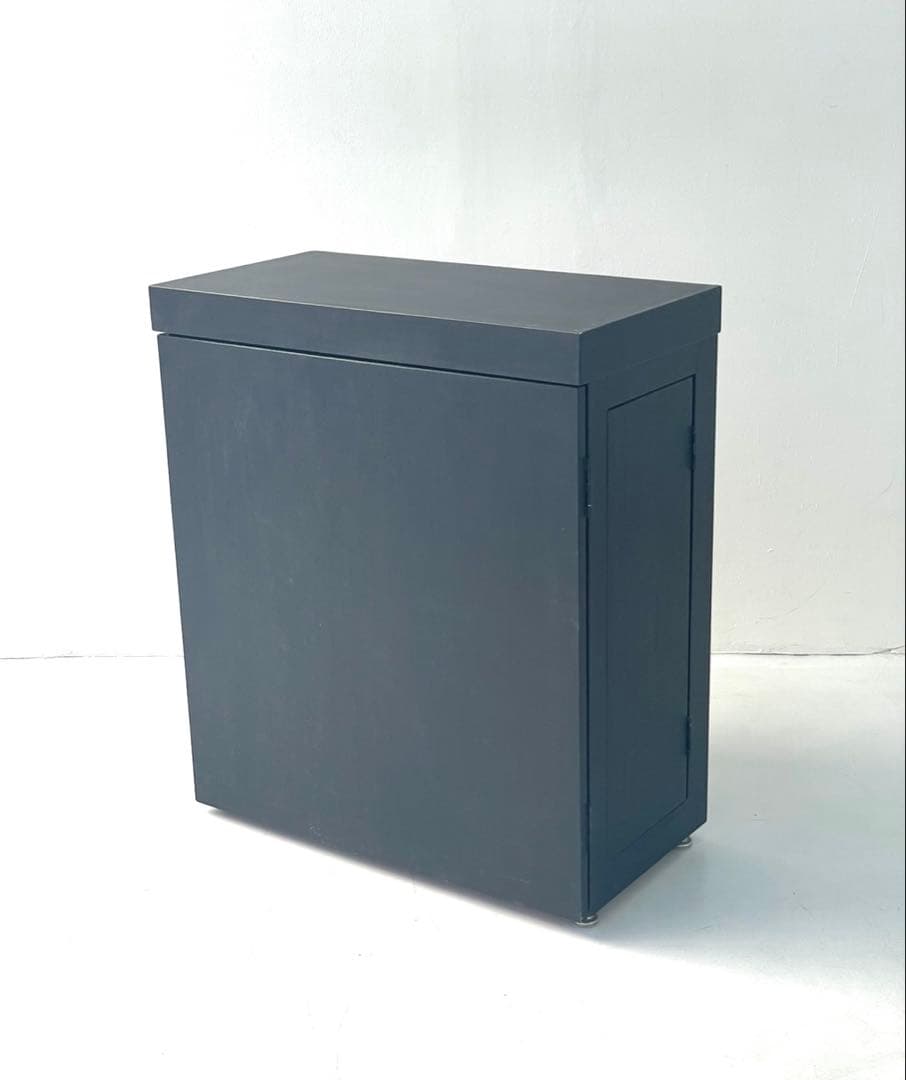 ガラス水槽 中型 収納付き 黒、アクアリウム一式