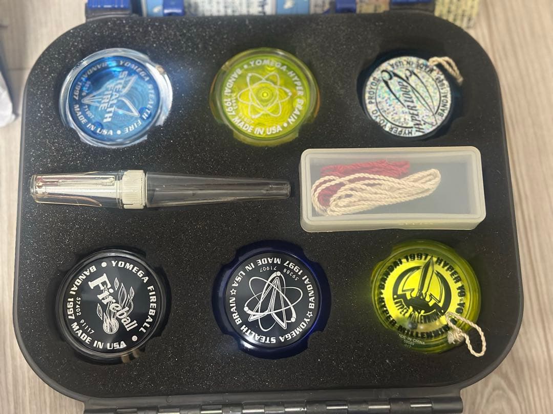 【当時物】ハイパーヨーヨー　6個セット＋トリックポスター