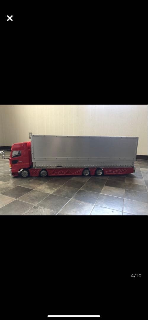 1/14 トラック トレーラー用ホイール 単車 4t 3軸 4軸 扁平 美品