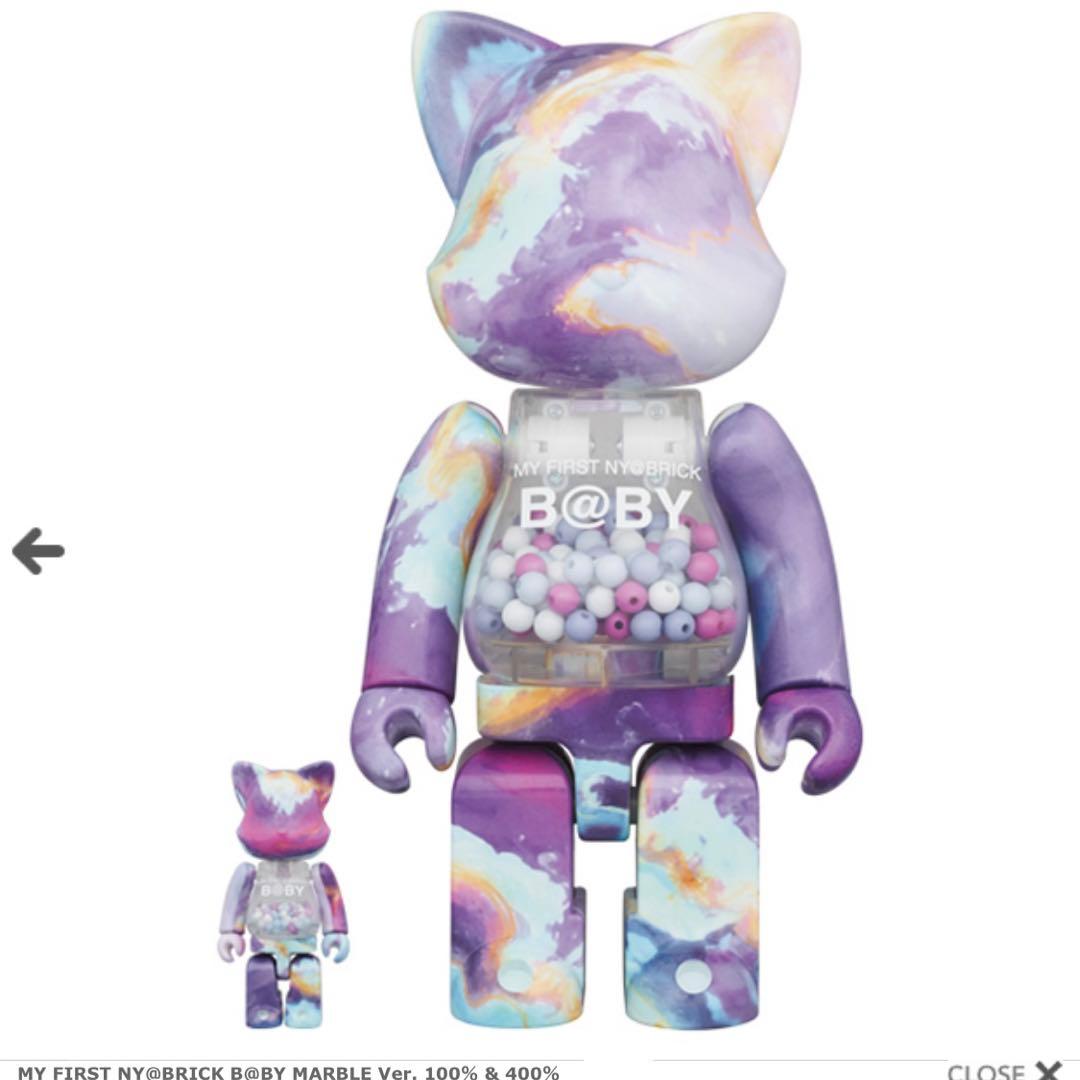 MY FIRST R@BBRICK NY@BRICK ベアブリック  マーブル
