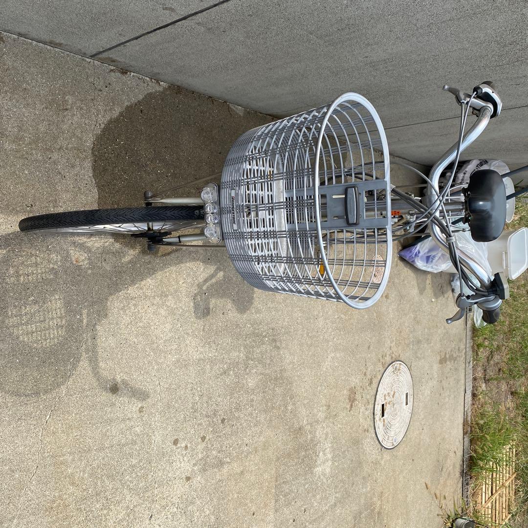 ブリヂストン アシスタ 電動アシスト自転車 シルバー