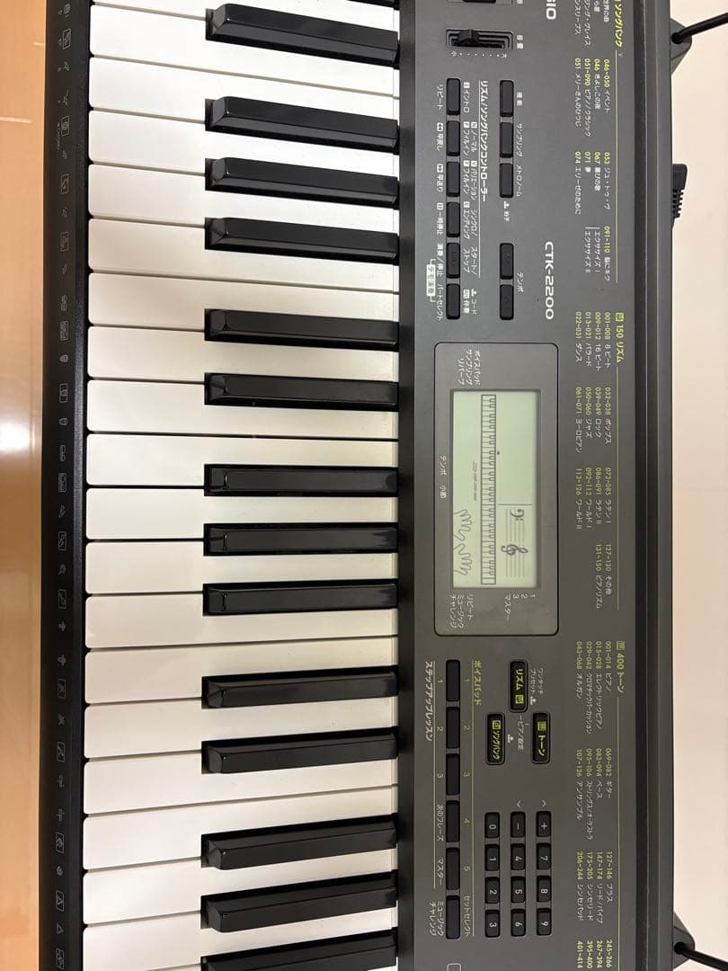 CASIO カシオ 電子キーボード CTK-2200 61鍵盤【音出し確認済み】