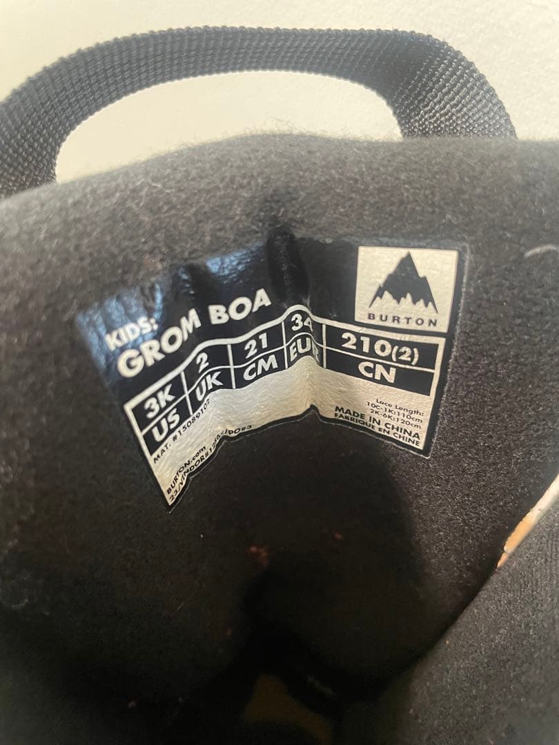 BURTON スノーボード　キッズ　ブーツ 21㎝