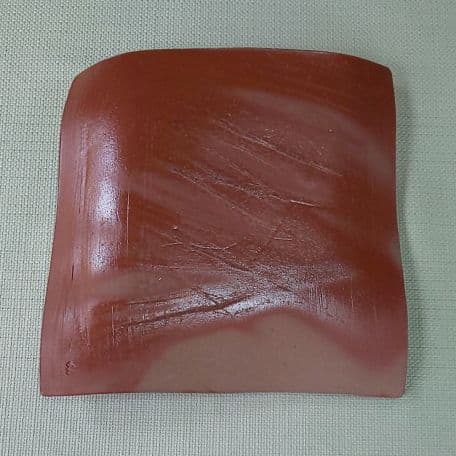 I 24 備前 火襷 四方皿 ( 新品未使用品 )