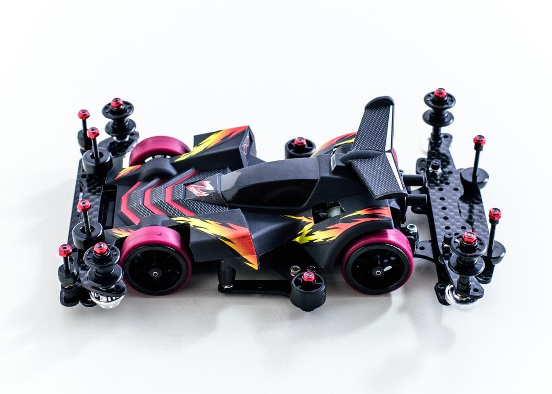 ミニ四駆完成品★ネオトライダガーZMC カーボンSP VZカスタム未走行