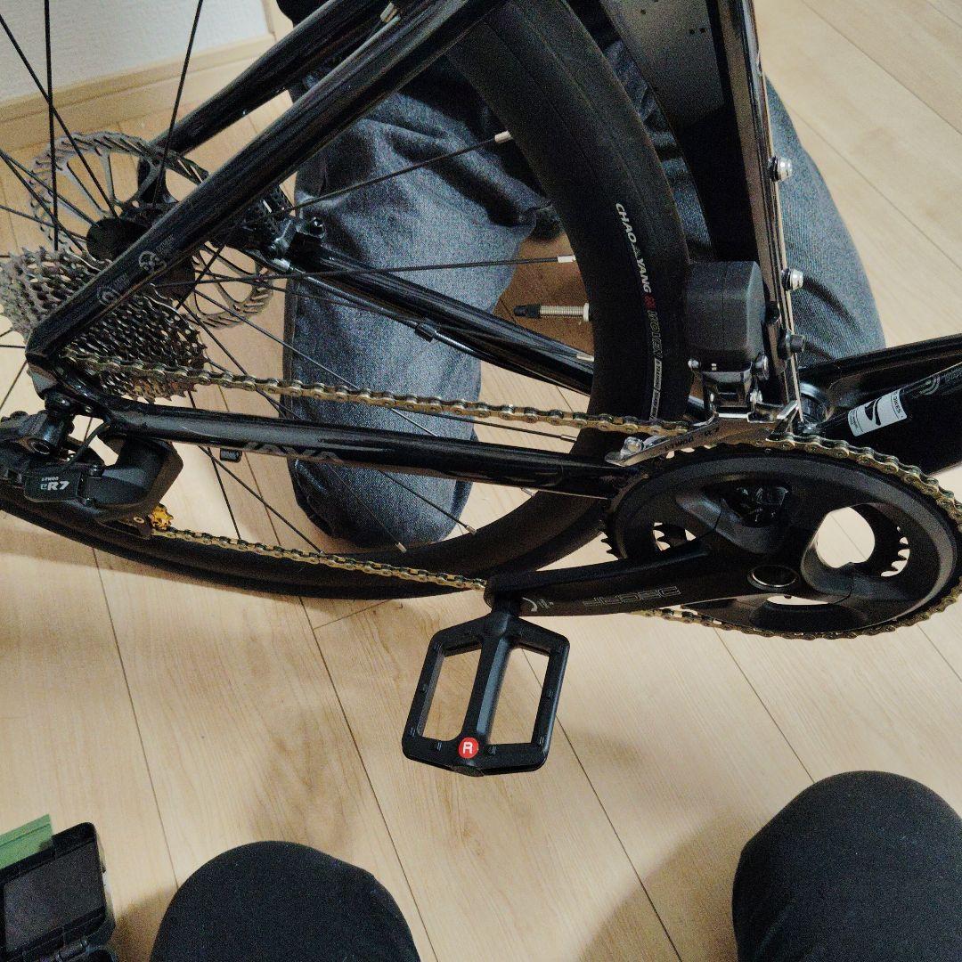 CUBE JAVA-S6 ロードバイクフレーム CUBEのシールは後付けです