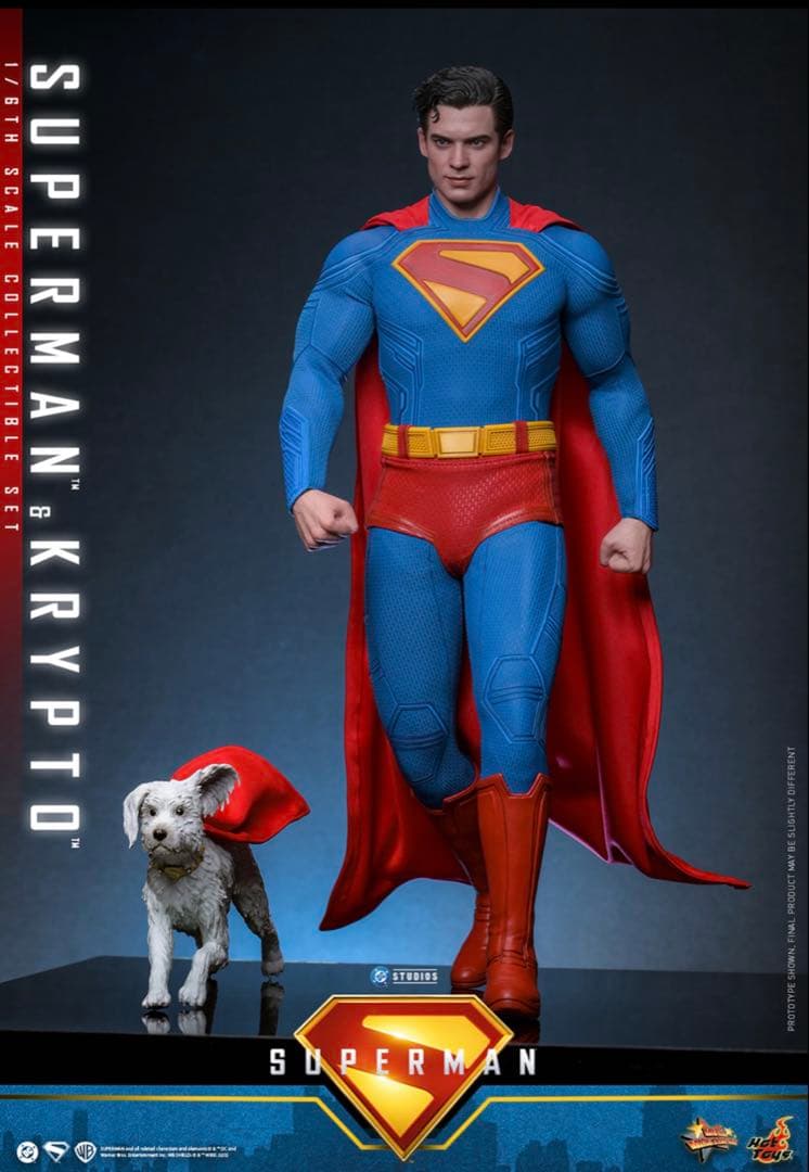 スーパーマン（2025)1/6スケールフィギュアスーパーマン＆クリプト
