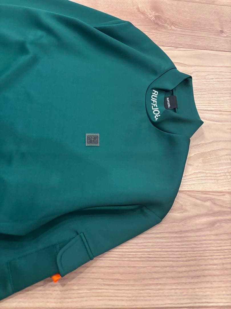 ラフロッグ　バックフレームロゴモックネックシャツ　新品