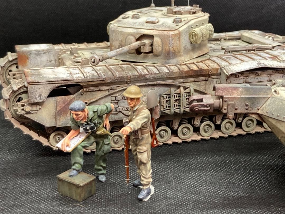 タミヤ  1/35  イギリス  チャーチル  クロコダイル