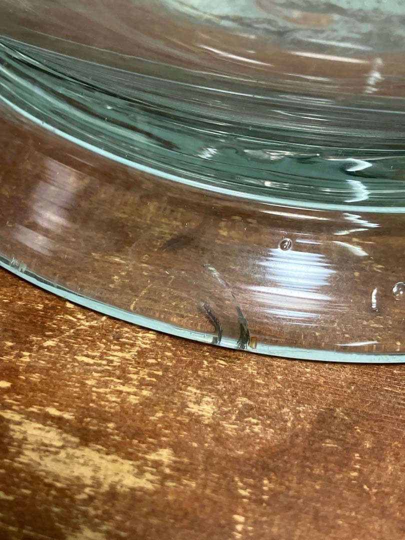 大正時代の丁寧仕上げの銅製蓋付き地球瓶◇菓子瓶◇駄菓子瓶◇時代物◇レトロガラス