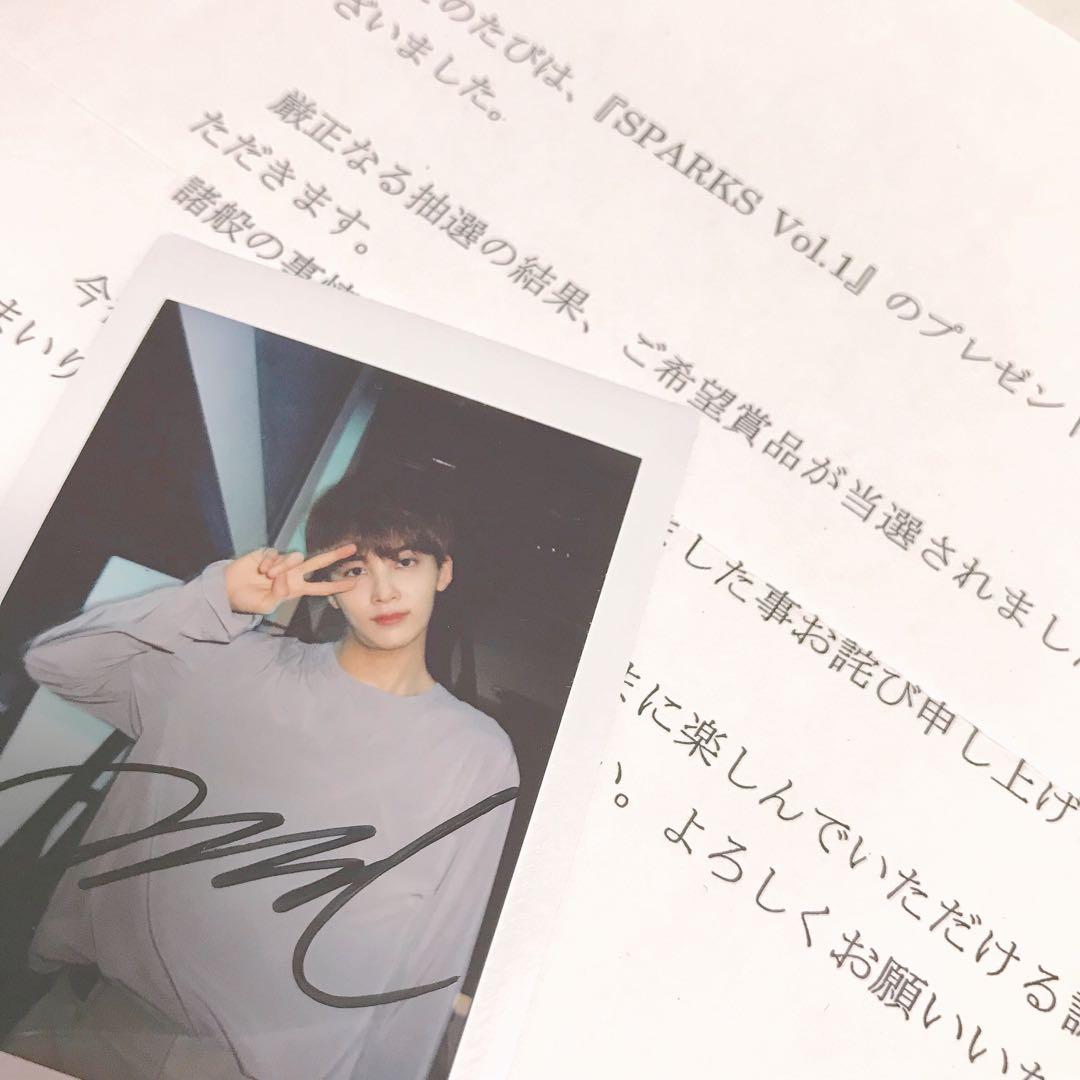 SEVENTEEN SPARKS vol.1 直筆サイン チェキ