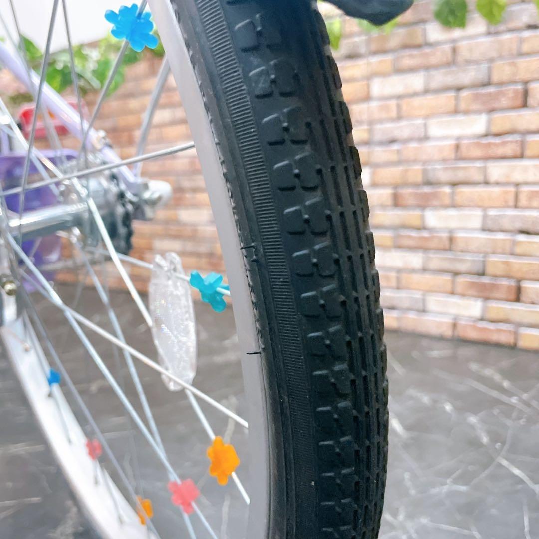 【25】子供用自転車 子供車 ブリヂストン ECOPAL パープル 22インチ