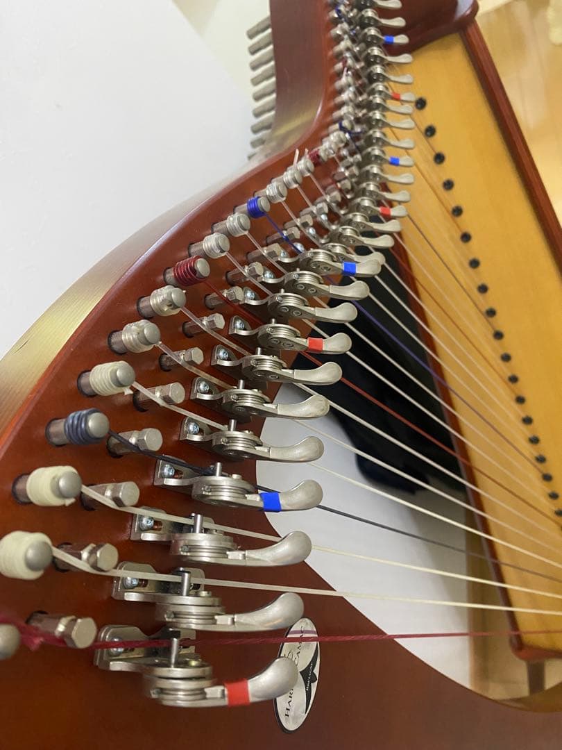 CAMAC カマック27弦 バルディックハープ マホガニー色