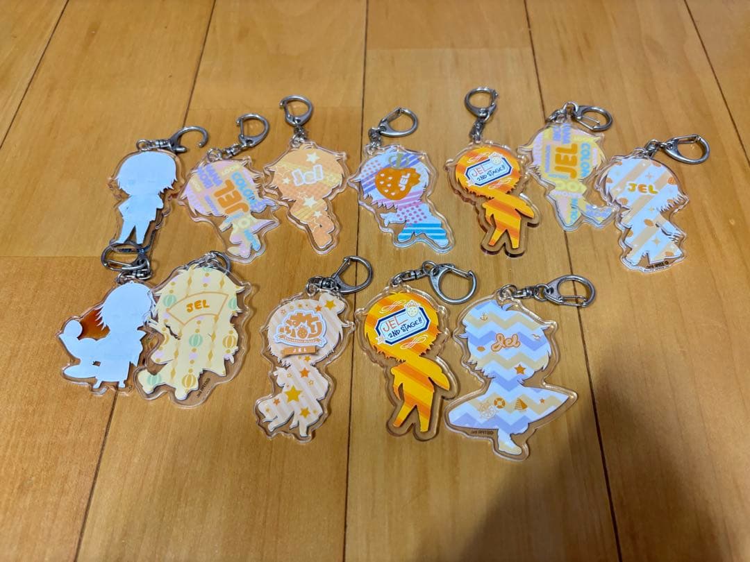 すとぷり ジェル キャラクターバッジ＆アクリルキーホルダーセット