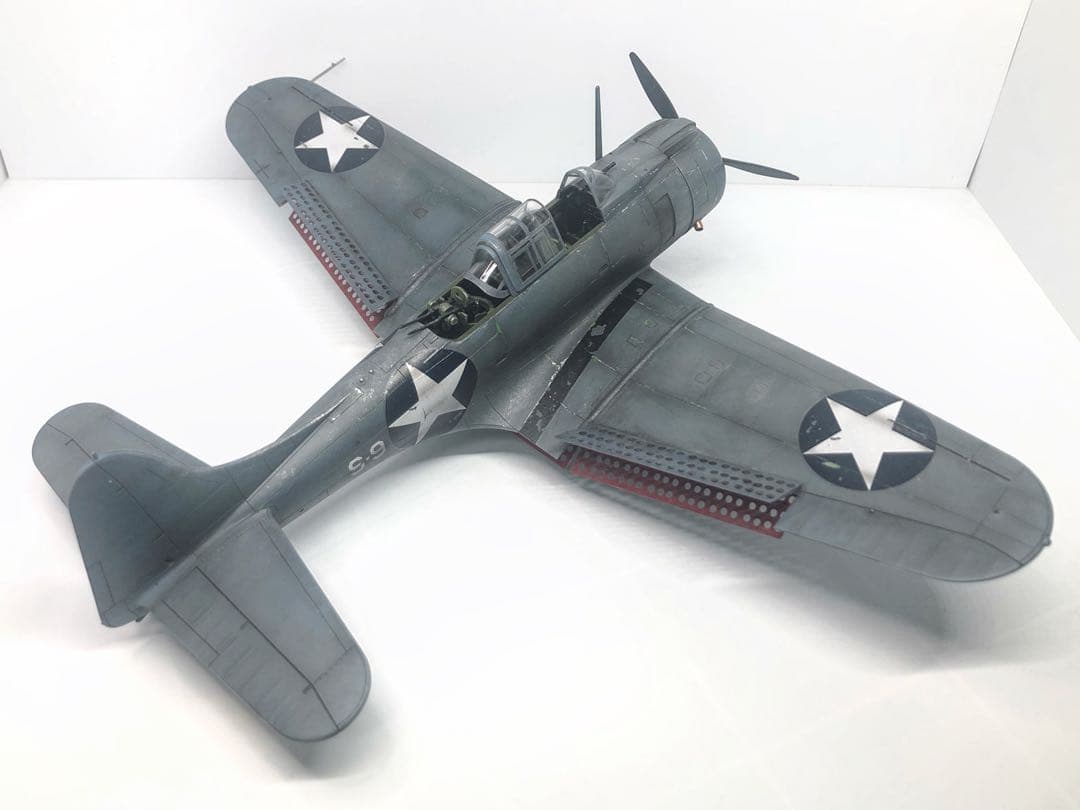 【海賊プラモデル屋完成品】TAMIYA 1/48 SBD-3急降下爆撃機完成品