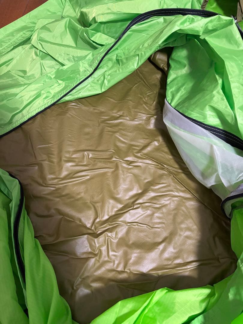 モンベル ムーンライトテント2 旧型　グリーン　新品グランドシート付き