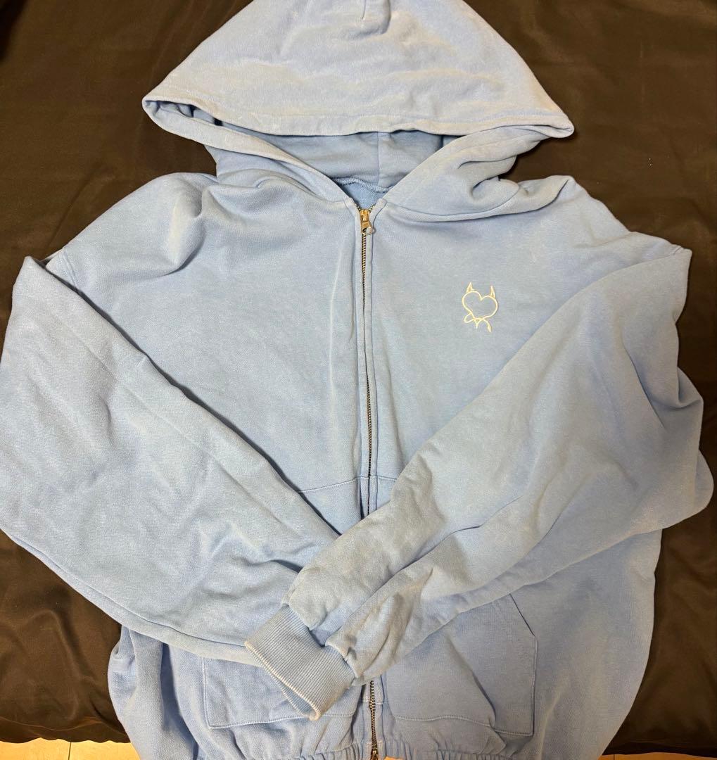 BABYMONSTER ベビモン　ジップアップフーディー Blue