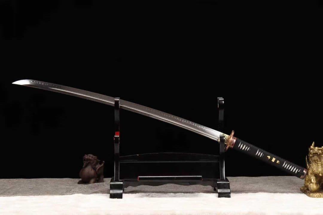 【鵜首造武士刀】古兵器 刀装具 日本刀　模造刀 居合刀 武士道 鑑賞用 美術刀