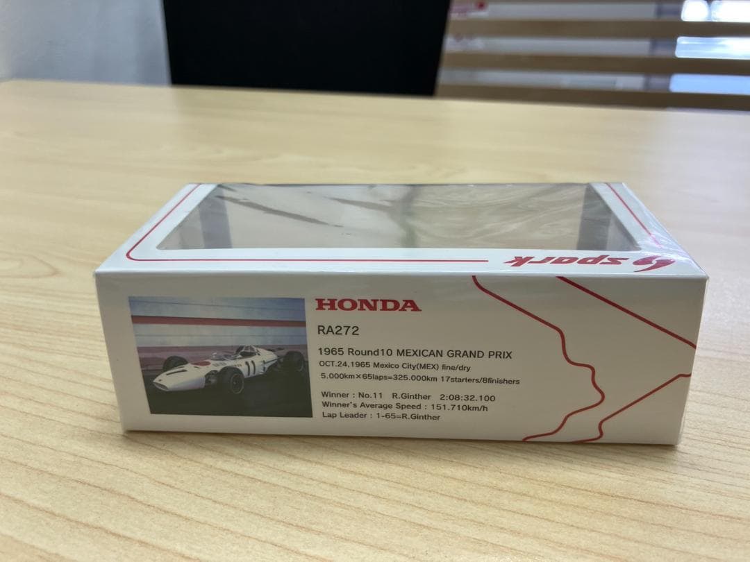 新品HONDA 60周年記念 限定モデル 1/43 RA272 オリジナルPKG