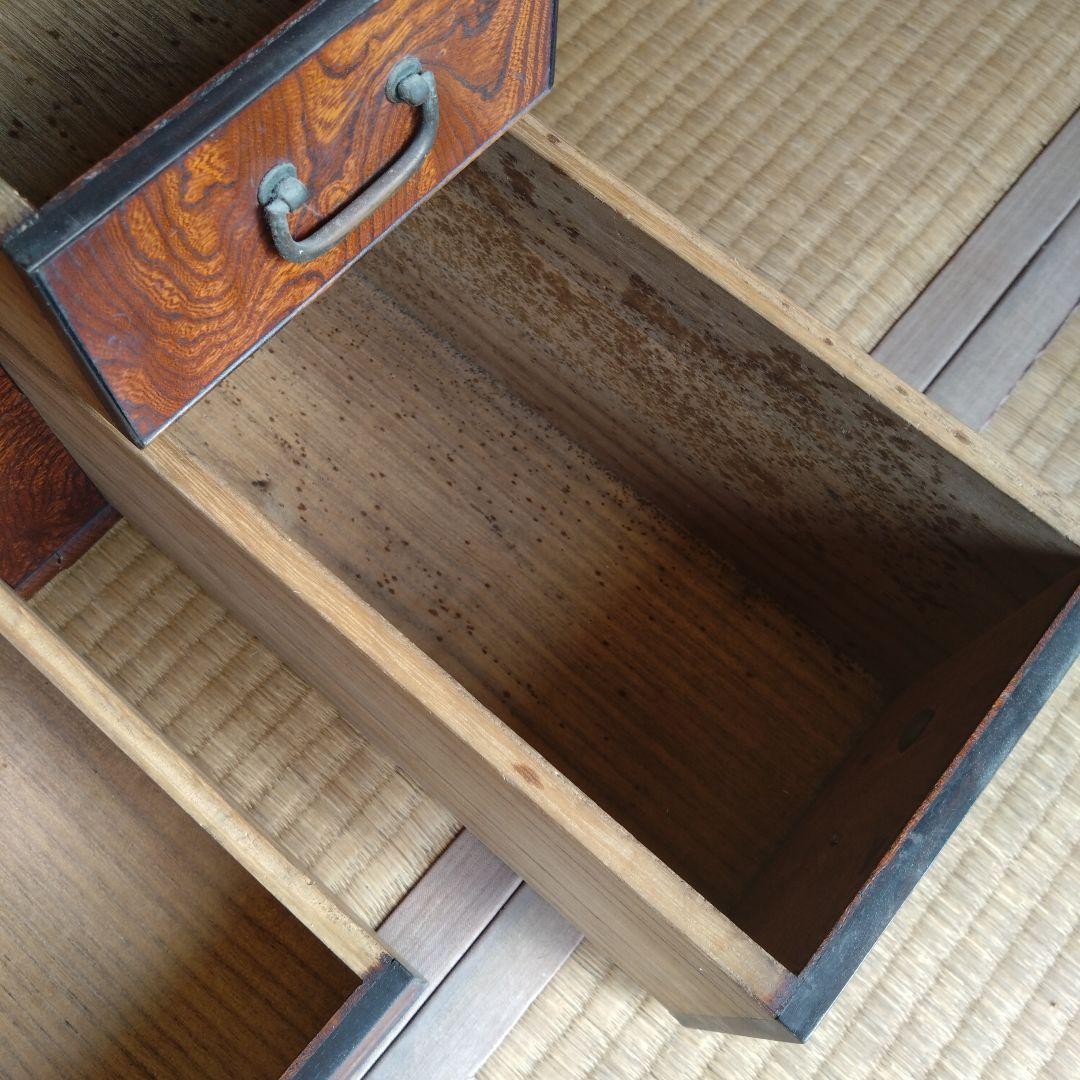 木製　長火鉢 レトロ　引き出し付き