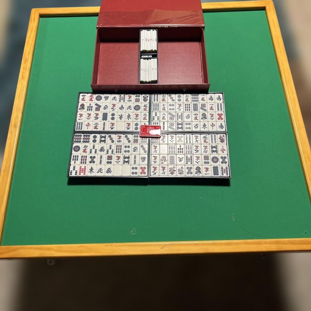 折りたたみ麻雀卓 麻雀牌 セット　早い者勝ち！！
