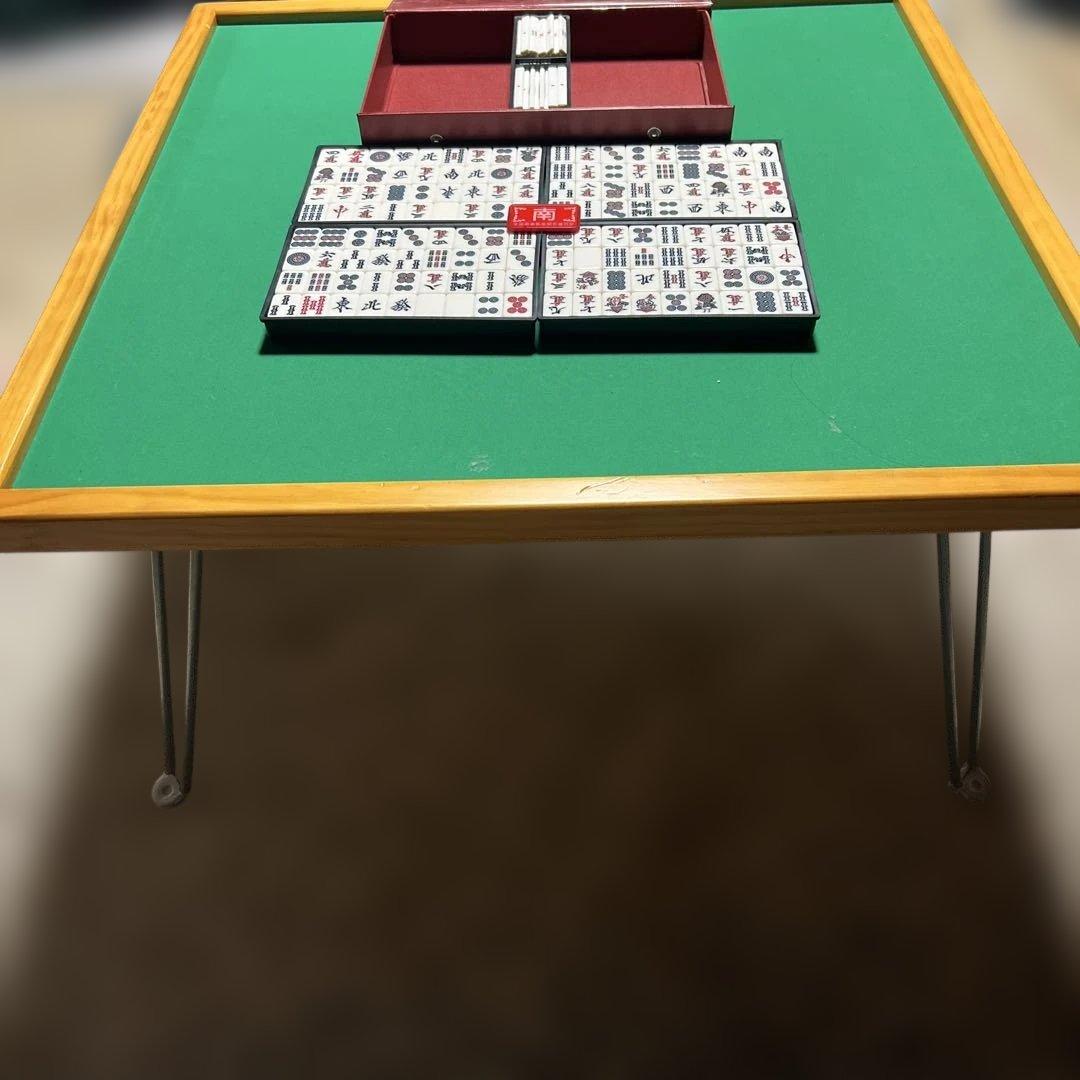 折りたたみ麻雀卓 麻雀牌 セット　早い者勝ち！！