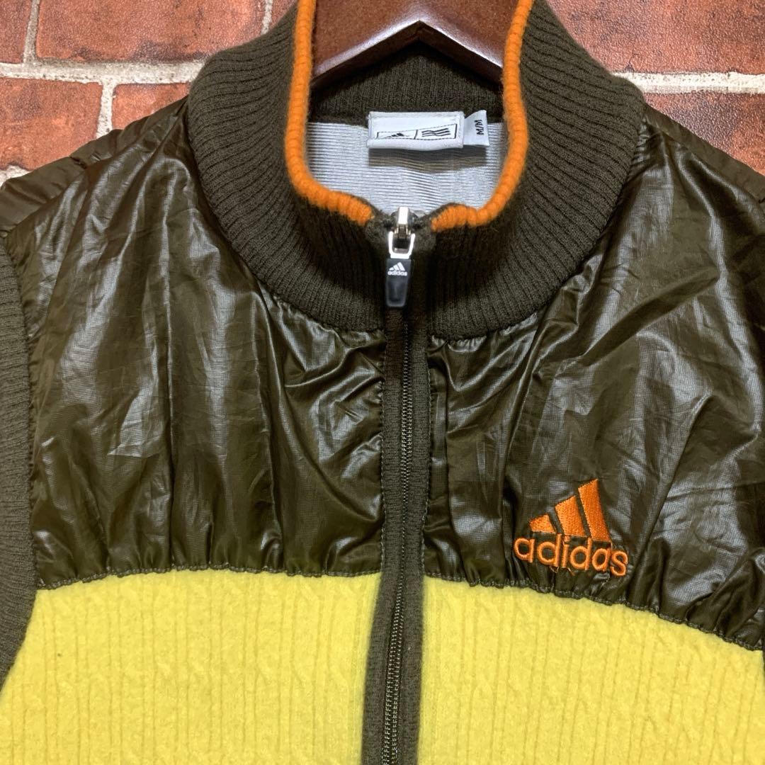 adidas★アディダス★マルチカラー★ウール★ナイロン★ゴルフ★ベスト★古着