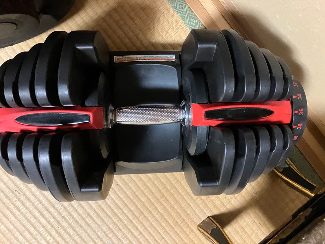 可変式ダンベル 40kg 一つ　その2